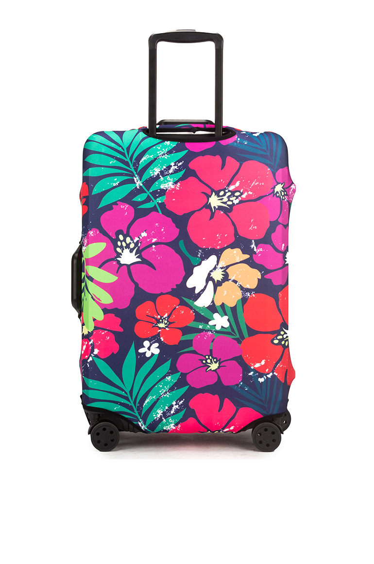 Luggage cover in a bright colourway