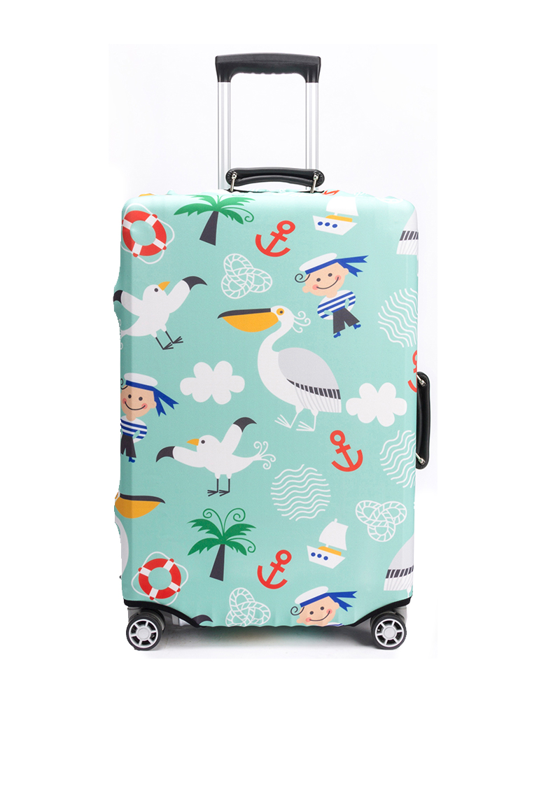 Luggage cover graphic detail