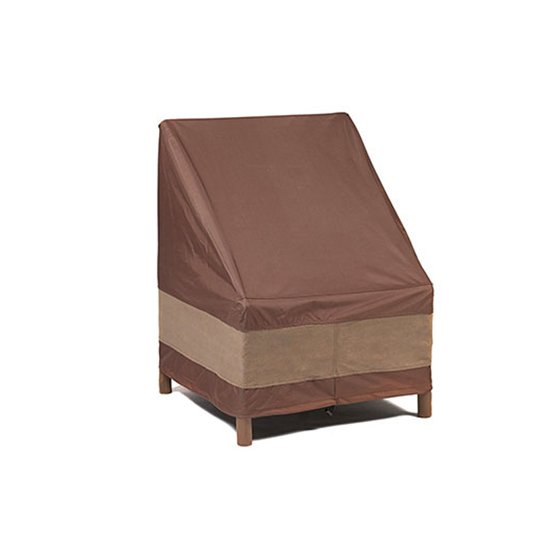 Furniture cover corner and strap detail