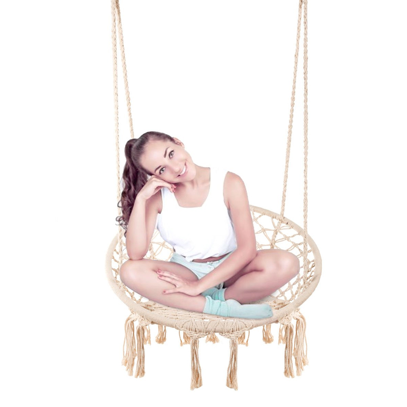 Hanging chair with frame