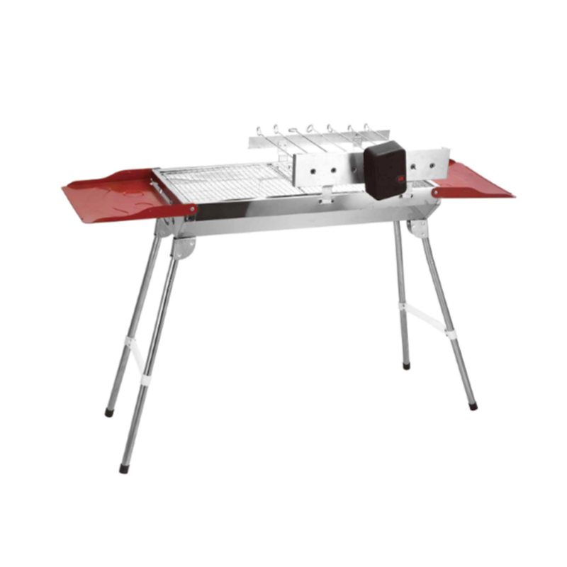 Charcoal barbecue grill with legs