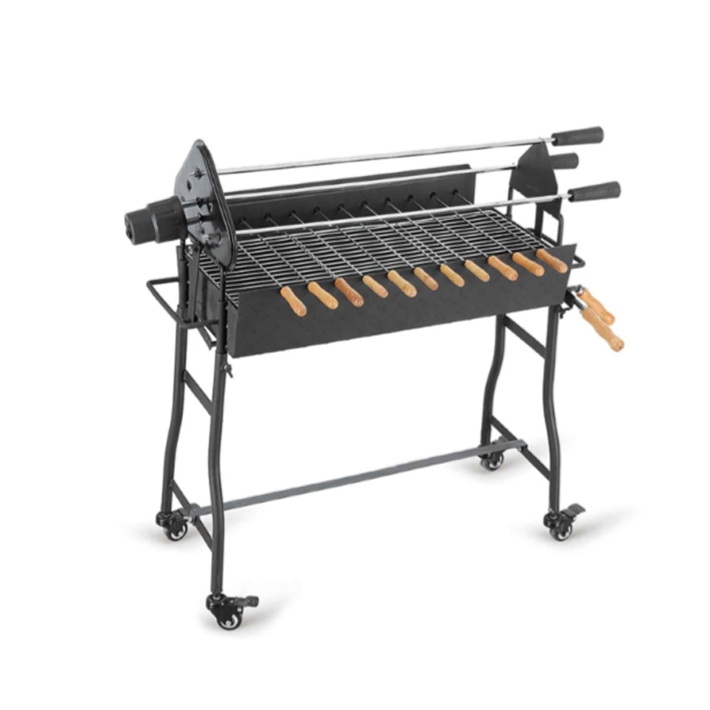 Barbecue grill lid and vent detail