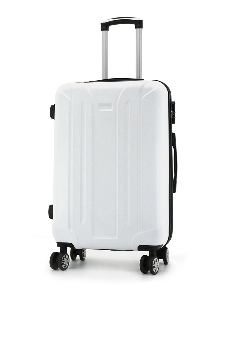 Hard shell trolley case, side profile