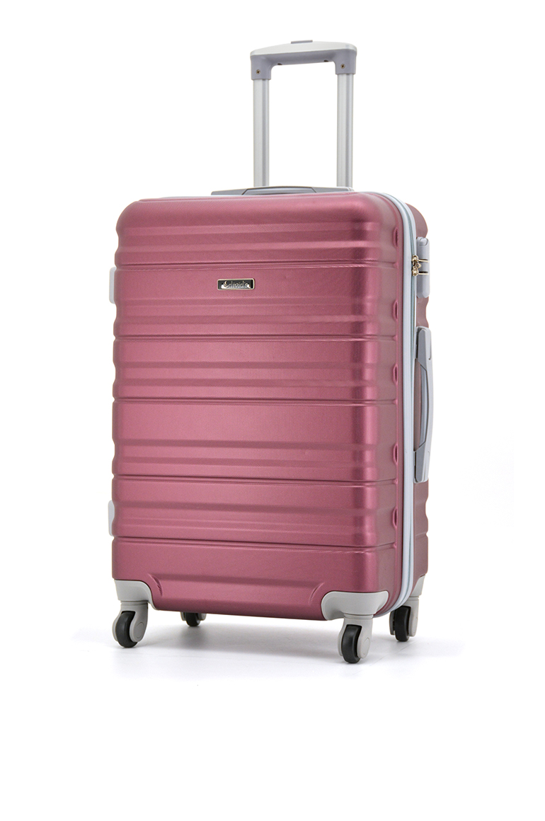 ABS PC luggage set shown in nesting sizes