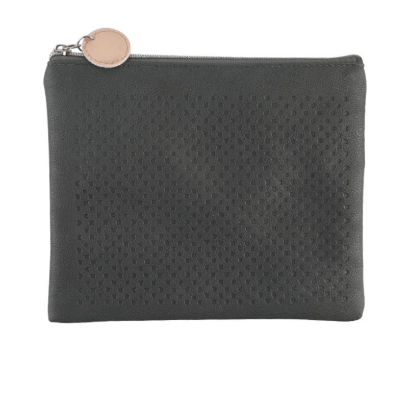 Toiletry pouch in a plain colourway