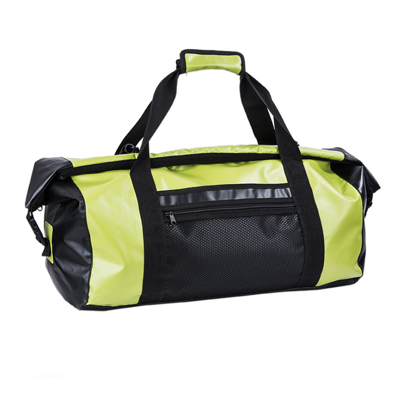 Large travel duffel, three-quarter view