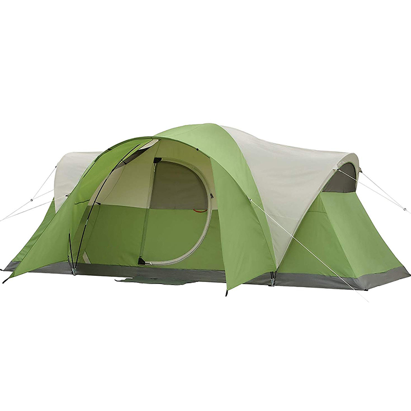 Family tent with multiple rooms