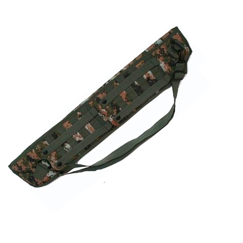Camouflage hunting bag, rear view