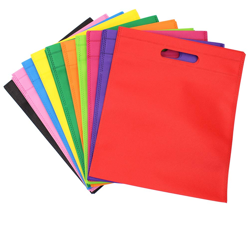 Non-woven bag in a second colour